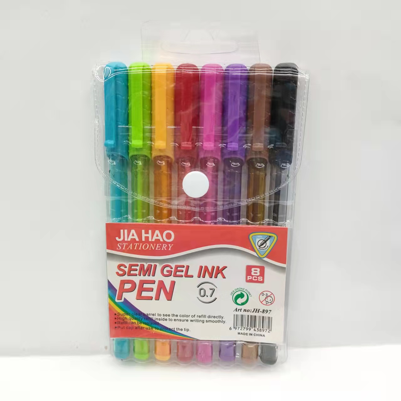 Colorful creative ballpoint pens, PVC writing pens, office signature pens, school supplies pic 3