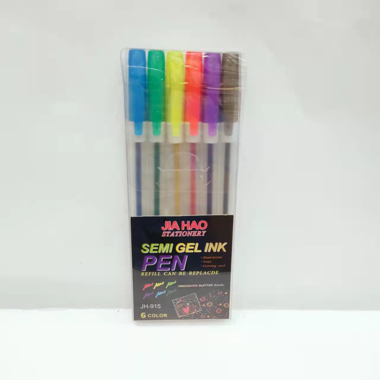 PET colored glittering metal highlighters for children, diy Golden Star Sparkling graffiti drawing, student key marking pens pic 14