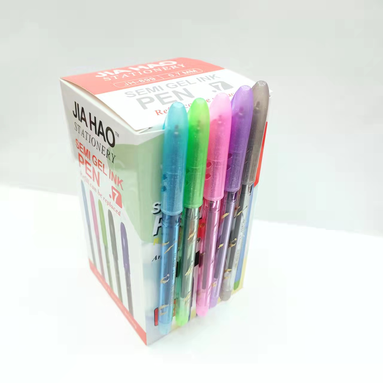 Creative ballpoint pens, office pens, pen refills, blue school supplies, stationery, student writing pens Item Picture