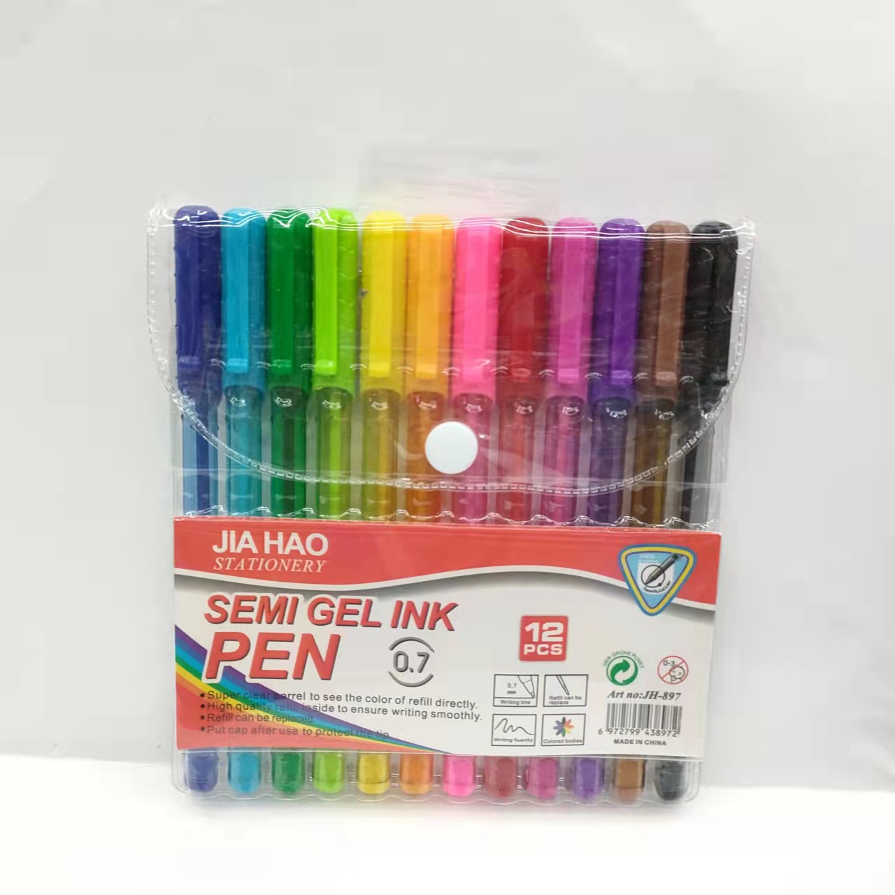Colorful creative ballpoint pens, PVC writing pens, office signature pens, school supplies pic 2
