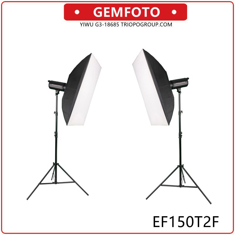 GEMFOTO EF150T2F kit photography LED video light Vlogging equipment