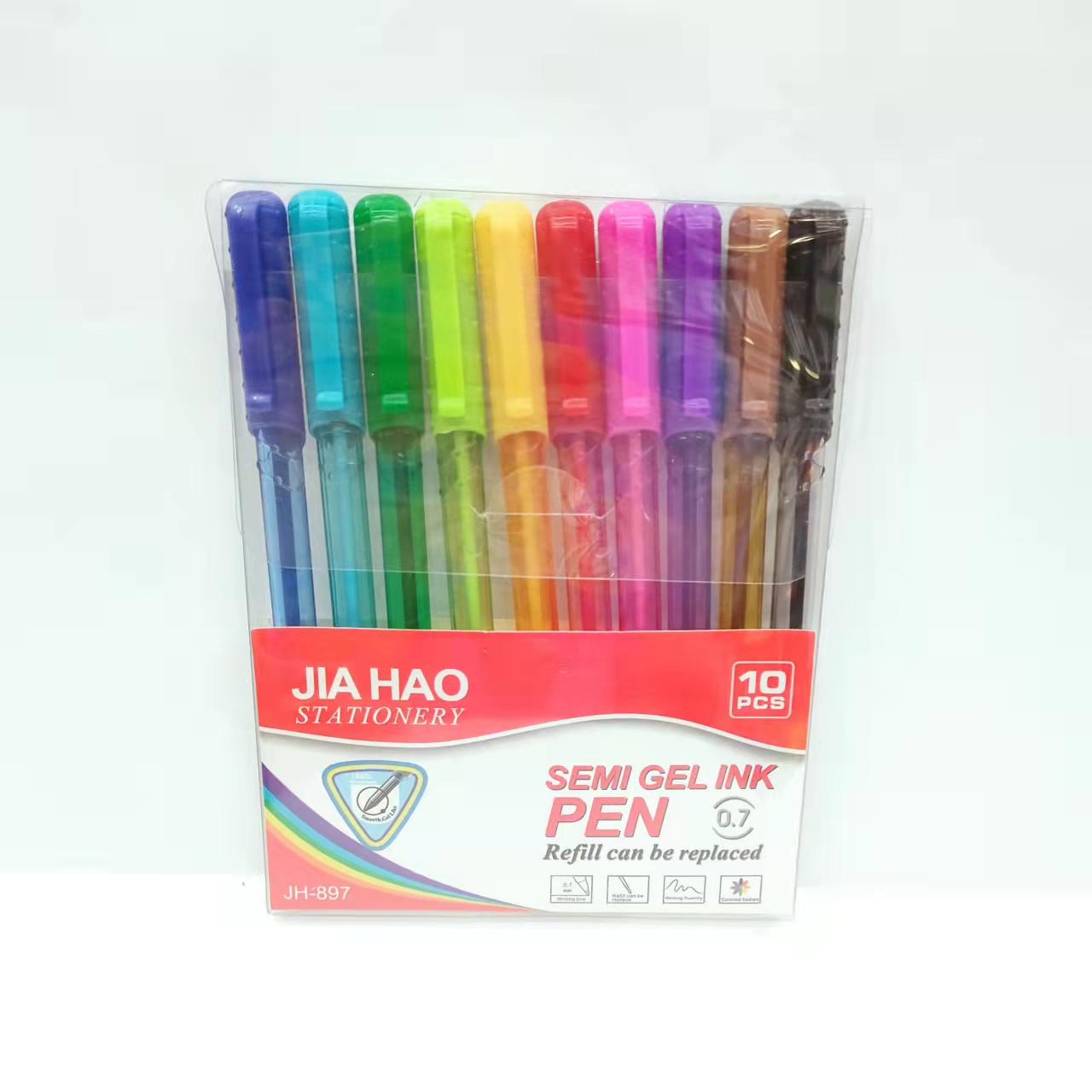 Colorful creative ballpoint pens, writing pens, office signature pens, school supplies, stationery PET boxes pic 7
