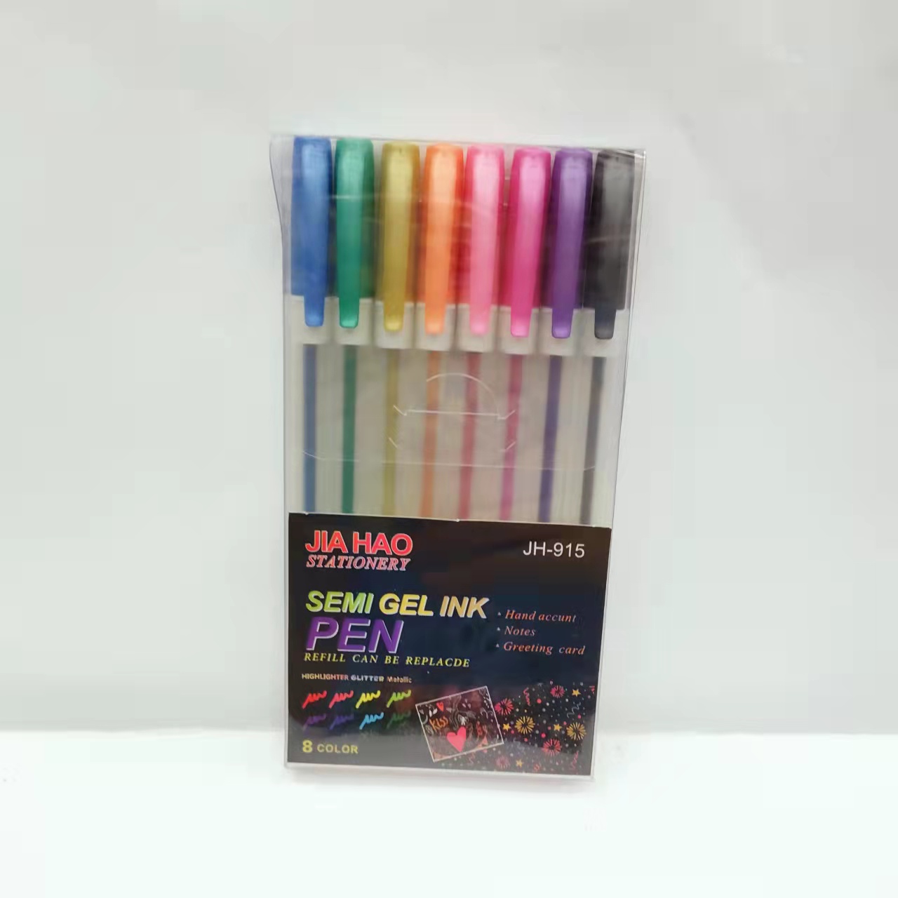 PET colored glittering metal highlighters for children, diy Golden Star Sparkling graffiti drawing, student key marking pens pic 7