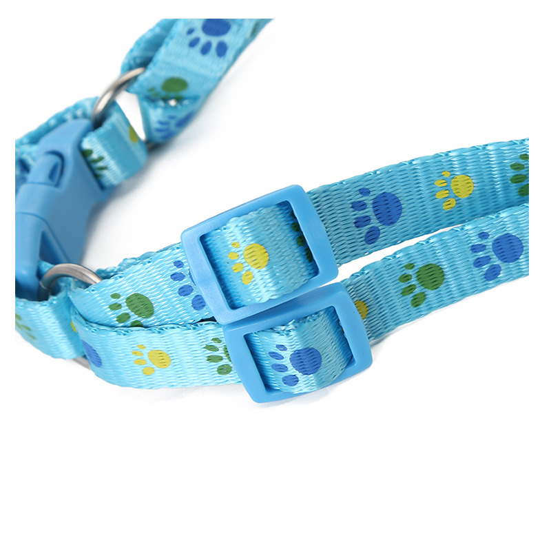 New Dog Chain Decals Dog Leash Economical Pet Leash Polyester Printed Chest Strap Wholesale details Picture