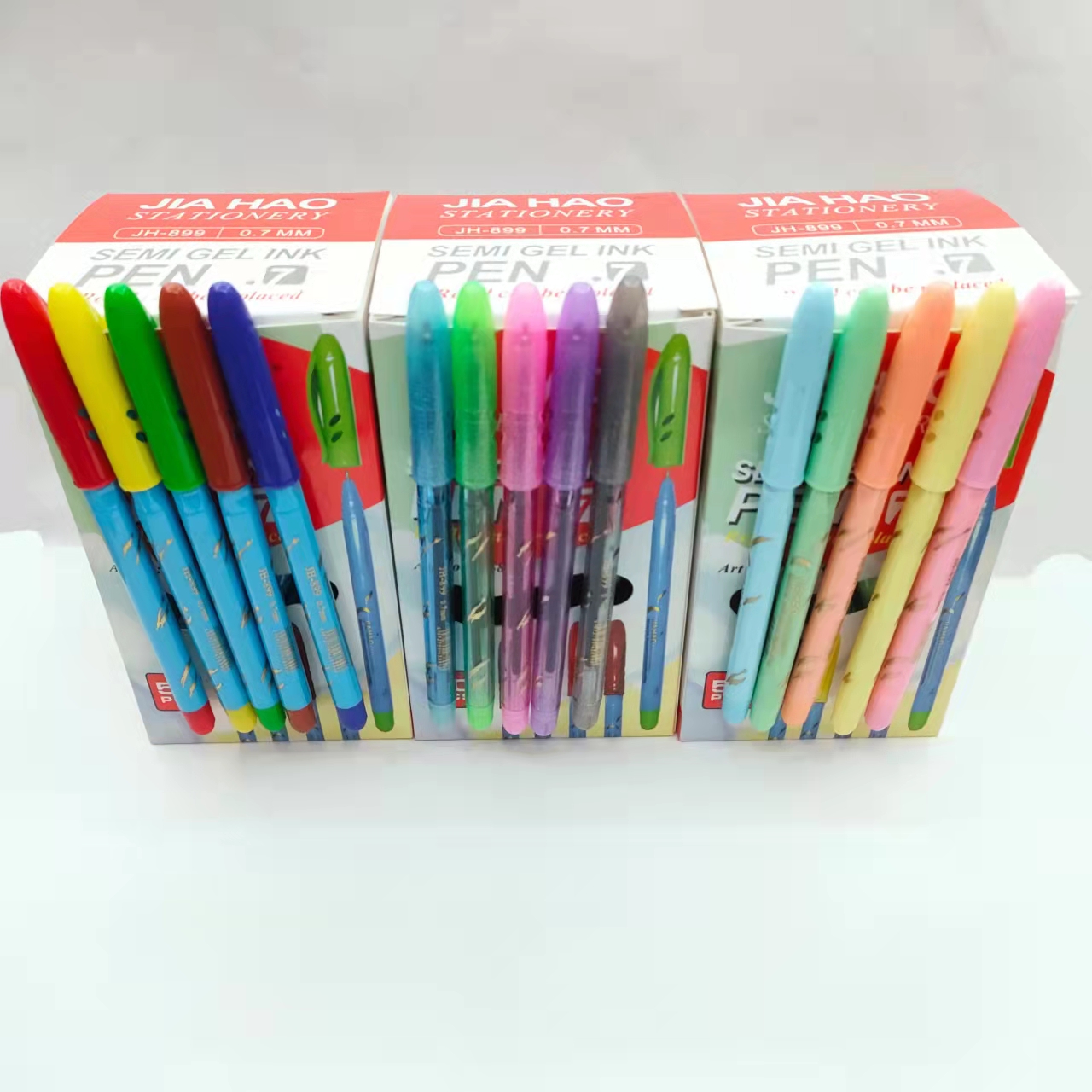 Creative ballpoint pens, office pens, pen refills, blue school supplies, stationery, student writing pens