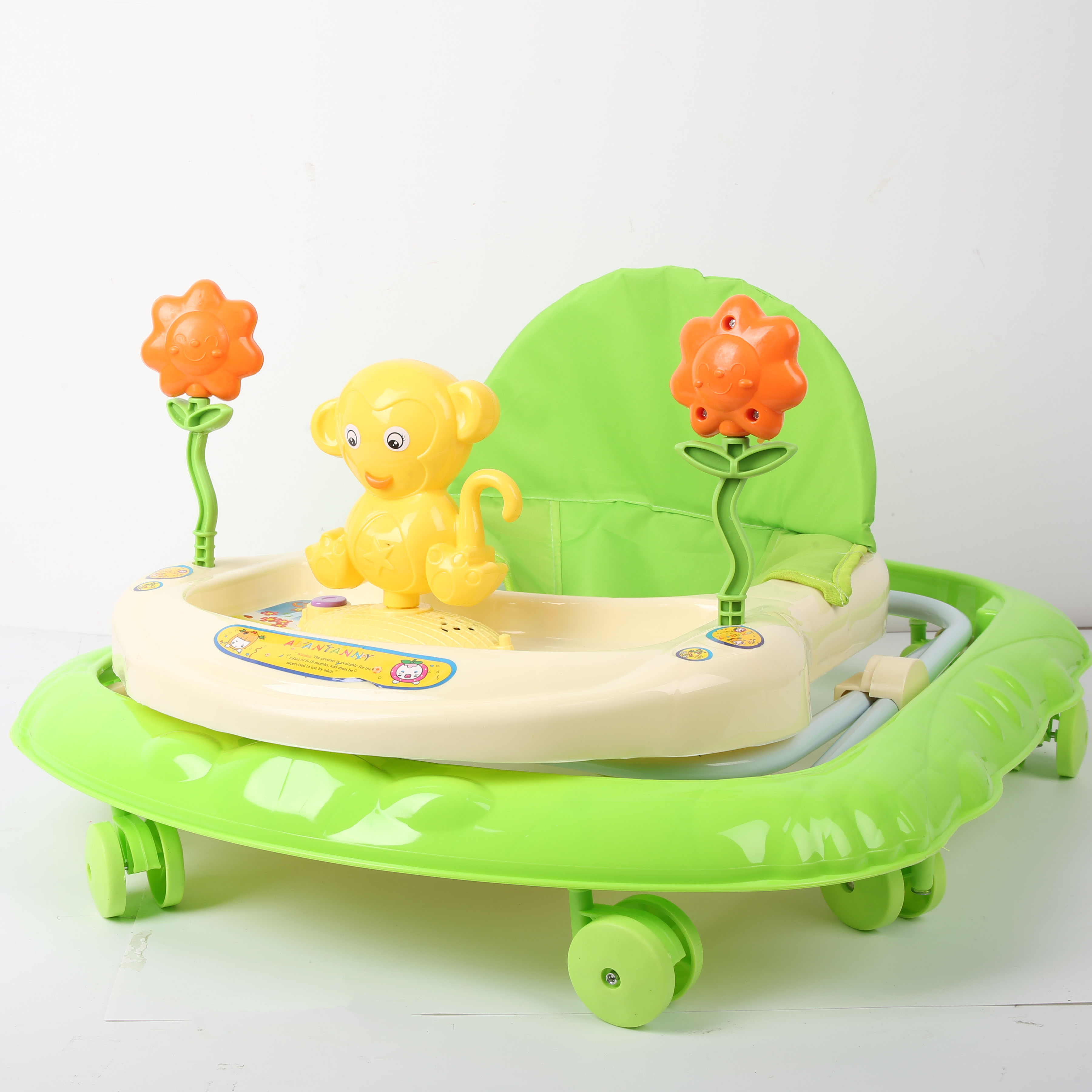 Baby walker anti-O-leg baby multi-functional anti-rollover baby can sit and push learning vehicle starting vehicle child vehicle learning vehicle Specification drawing