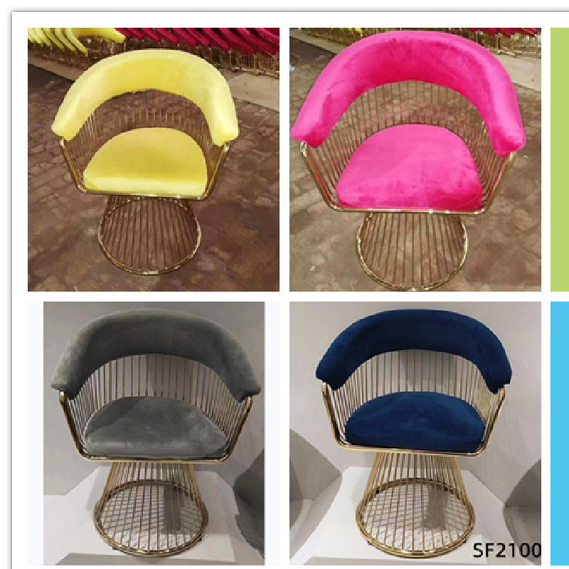 吕字家具-轻奢餐椅家用北欧铁艺靠背椅现代简约高端设计师意式久坐舒适椅子详情5