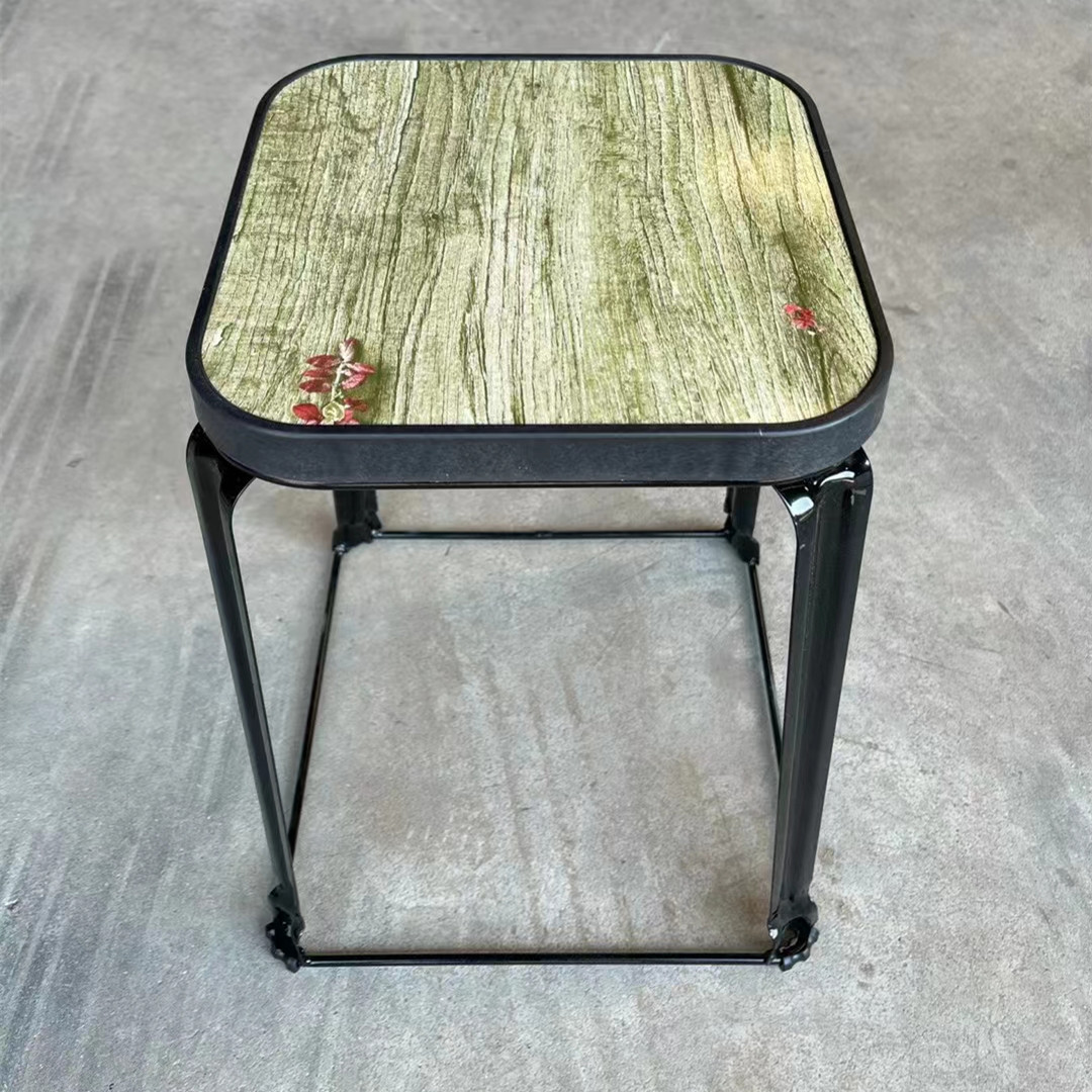 吕字家具-铁艺木头椅子餐椅凳子详情3