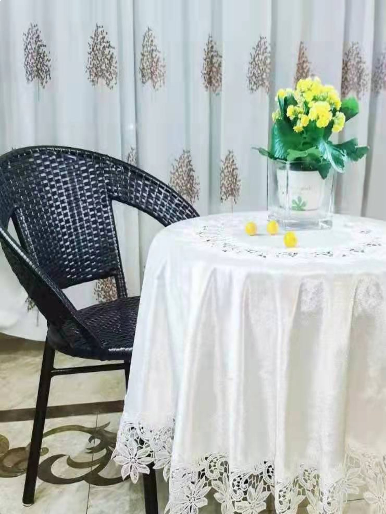 Flannelette Lace Table Cloth Specification drawing