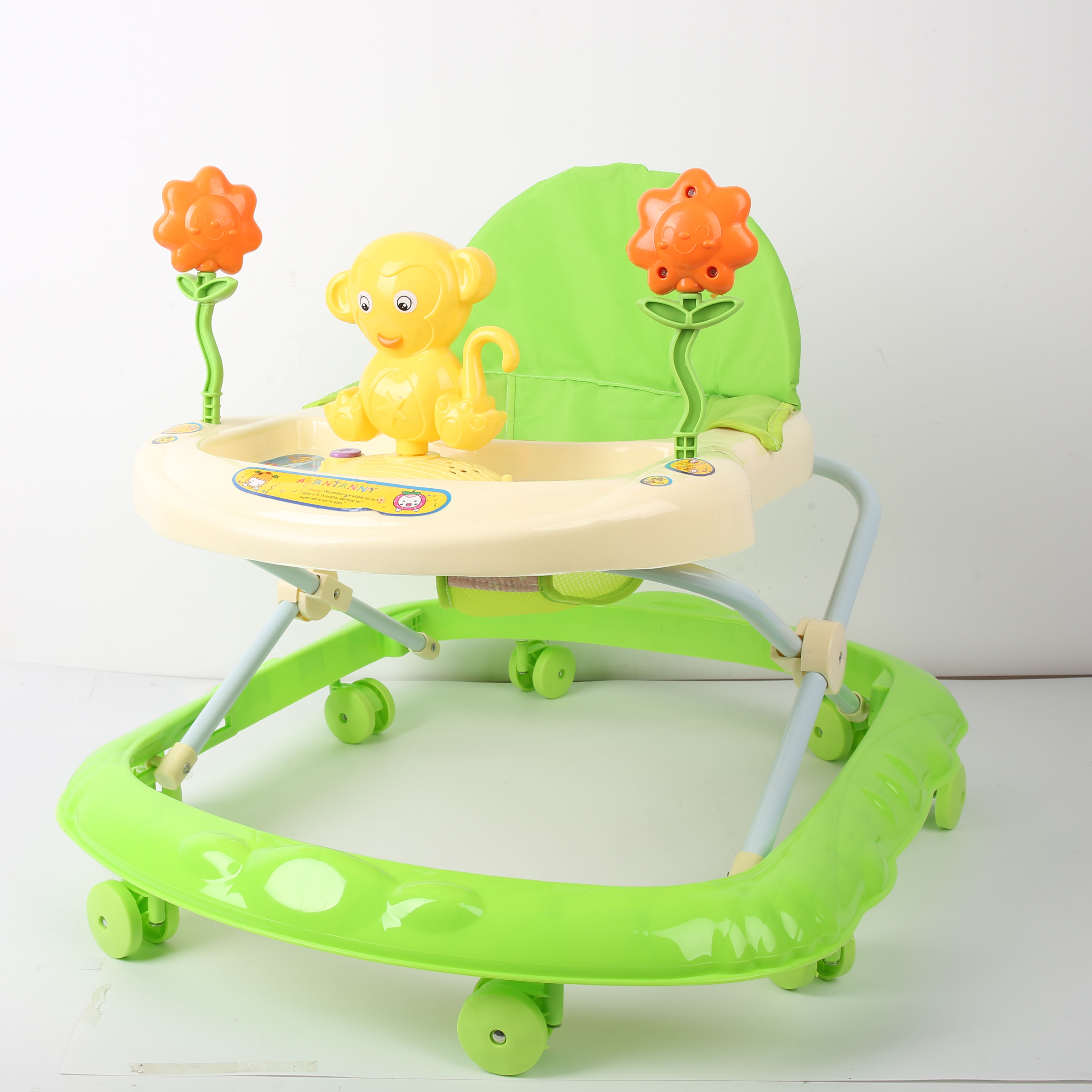 Baby walker anti-O-leg baby multi-functional anti-rollover baby can sit and push learning vehicle starting vehicle child vehicle learning vehicle full figure