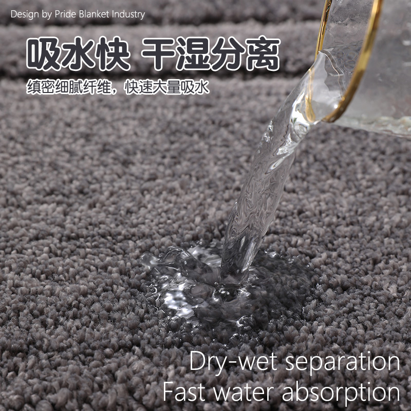 浴室防滑垫/绒毛地垫/卧室门口垫产品图