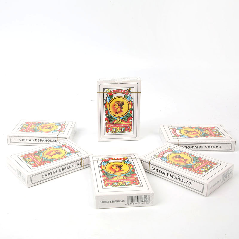 62*95mm QAIPES Spanish Letters Poker Playing Cards thumbnail