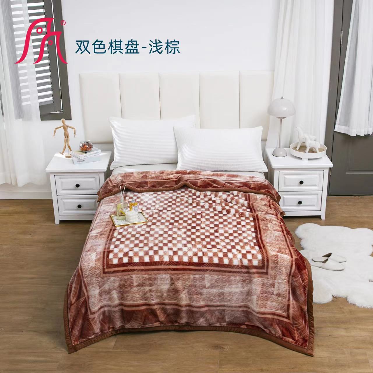 Cloud blanket super soft blanket children blanket air conditioner blanket cartoon blanket single blanket classic blanket checkerboard printed blanket new style