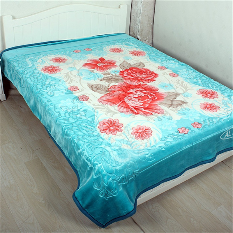 Blanket Embossed blanket Double layer winter nap blanket single air conditioner cover blanket sofa leisure blanket thumbnail