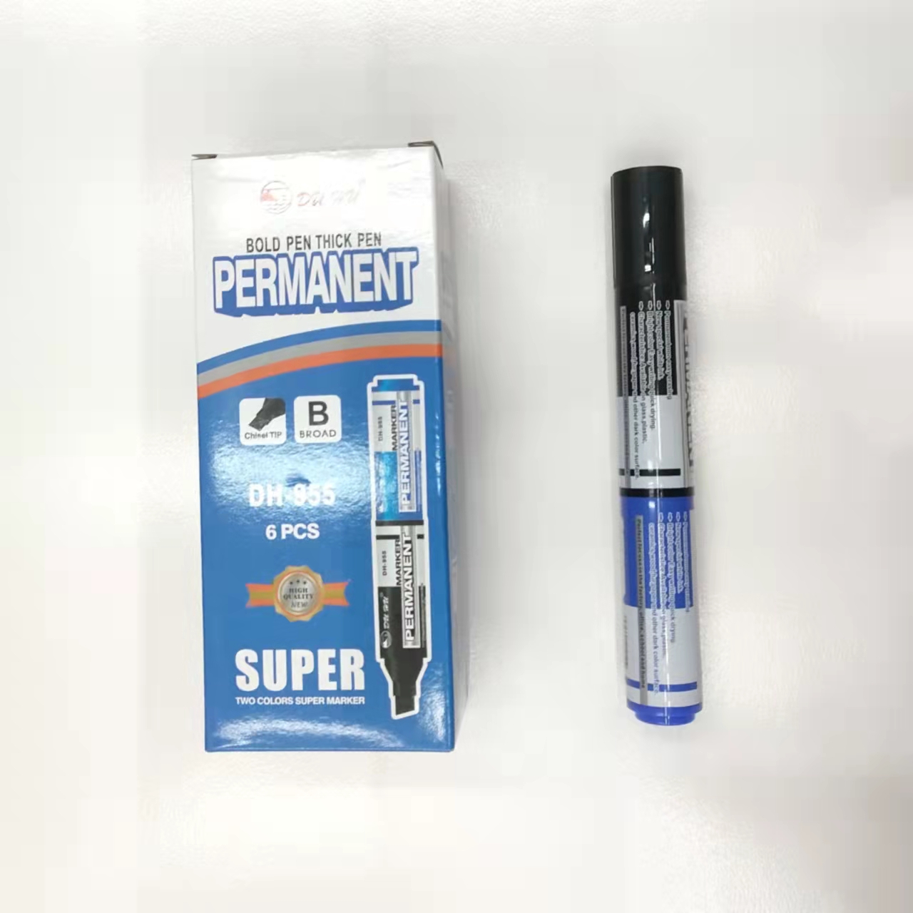 Oil-based marker pens, marking pens, spliced logistics and express delivery pens, black, red and blue pic 1