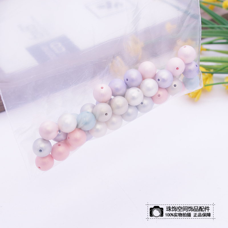 Magic Matte Colored Candy Beads Handmade Doll Necklace Beads Diy Material Solid Dispersion Beads Application Scenario