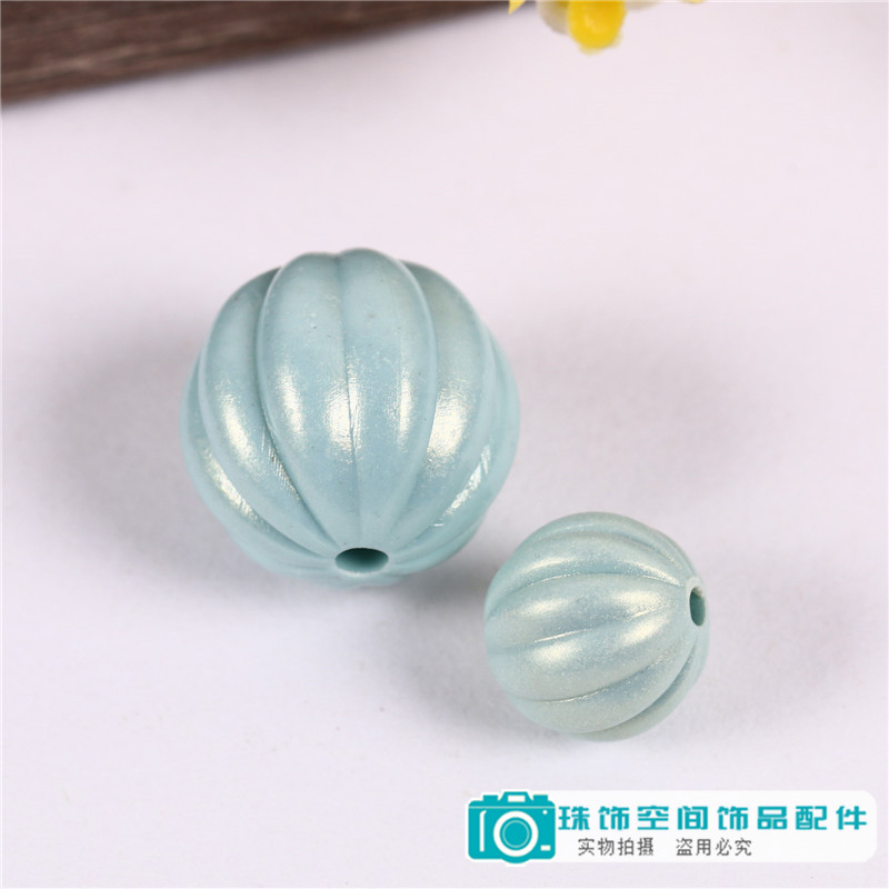 Candy Colored Plastic Beaded Scrub Loose Beads Diy Jewelry Beads Accessories Clothing Decorative Accessories Item Picture