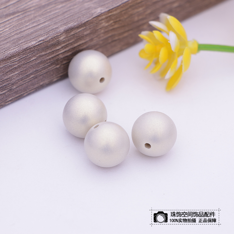 Magic Matte Colored Candy Beads Handmade Doll Necklace Beads Diy Material Solid Dispersion Beads Specification drawing