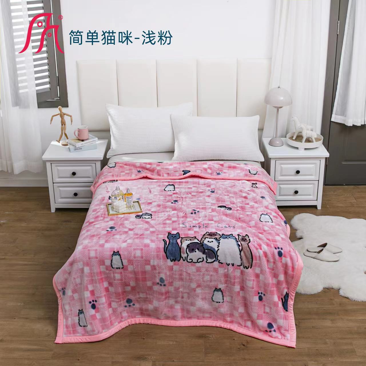 Cloud blanket super soft blanket children blanket air-conditioner blanket cartoon printed blanket single blanket classic blanket cartoon blanket