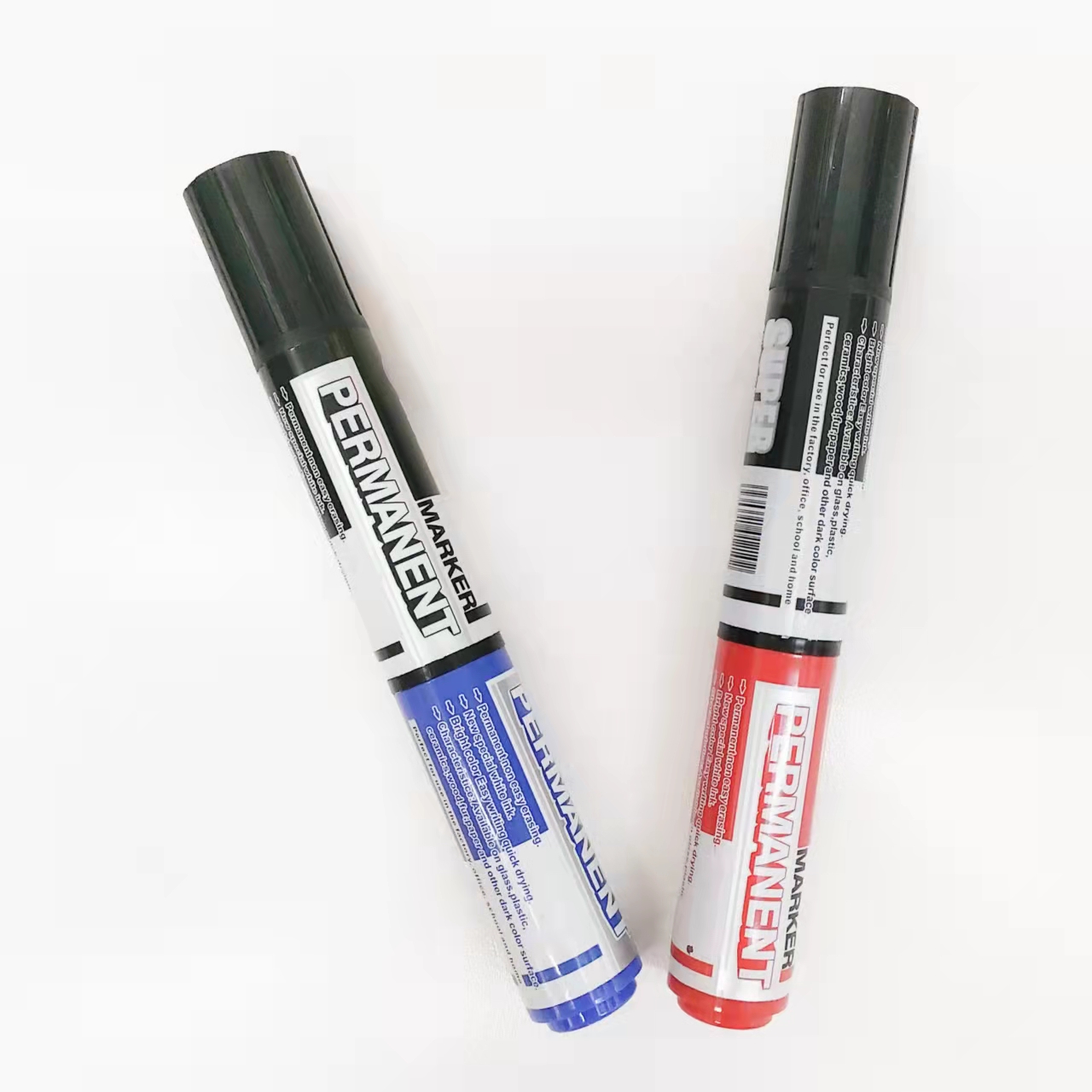 Oil-based marker pens, marking pens, spliced logistics and express delivery pens, black, red and blue pic 4
