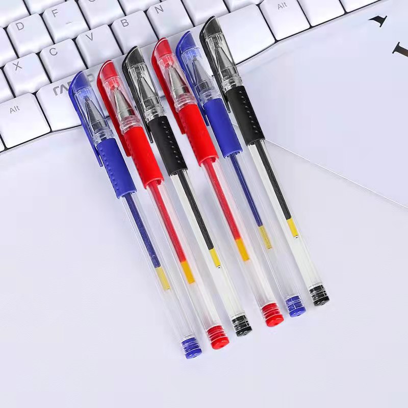G-905 Bullet-type gel Pen, 0.5mm Office pen, Signature Pen, Student Practice Pen 2+2 set Specification image