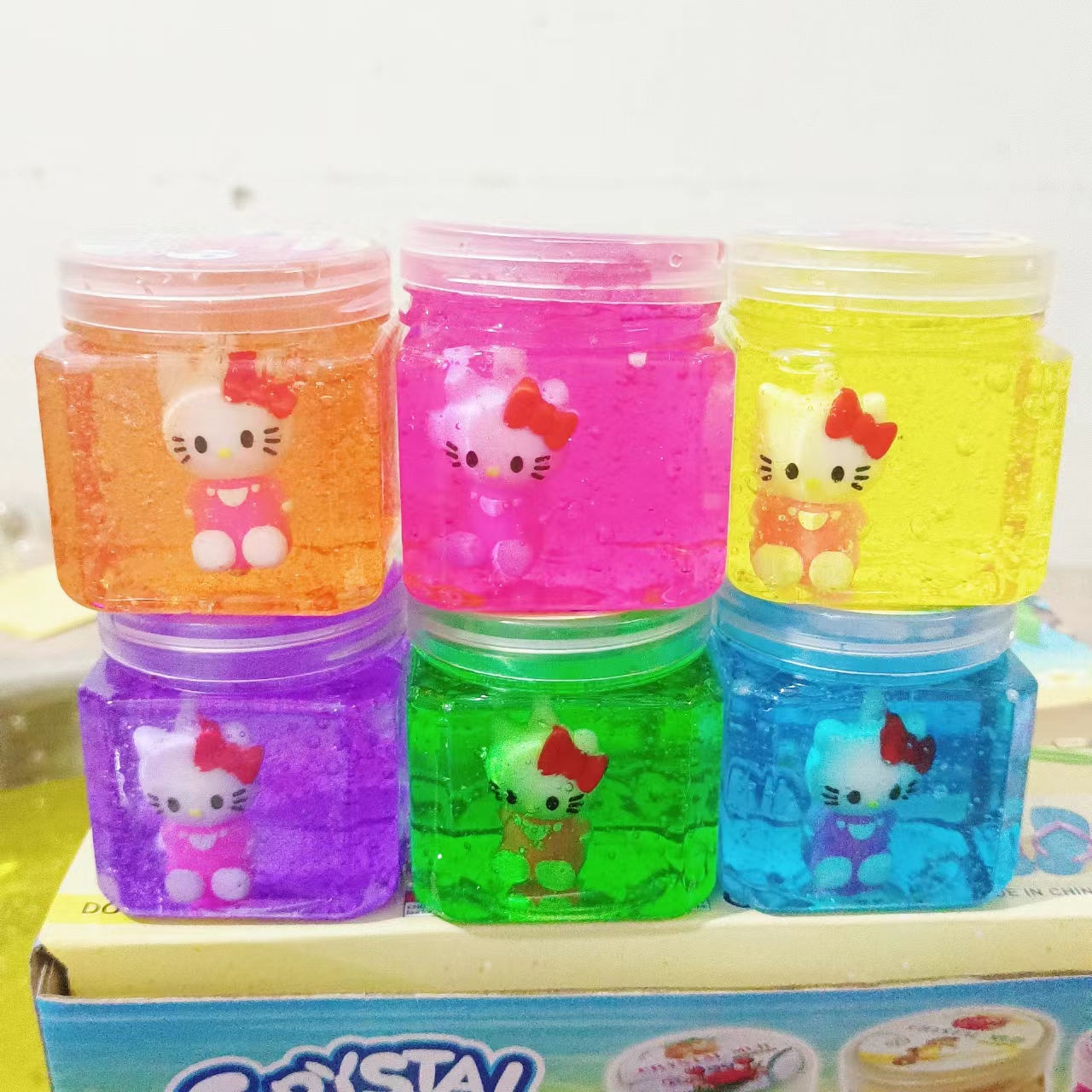 Novelty toys stall children's toys leisure toys color clay Plasticine Slime stress relief toys thumbnail