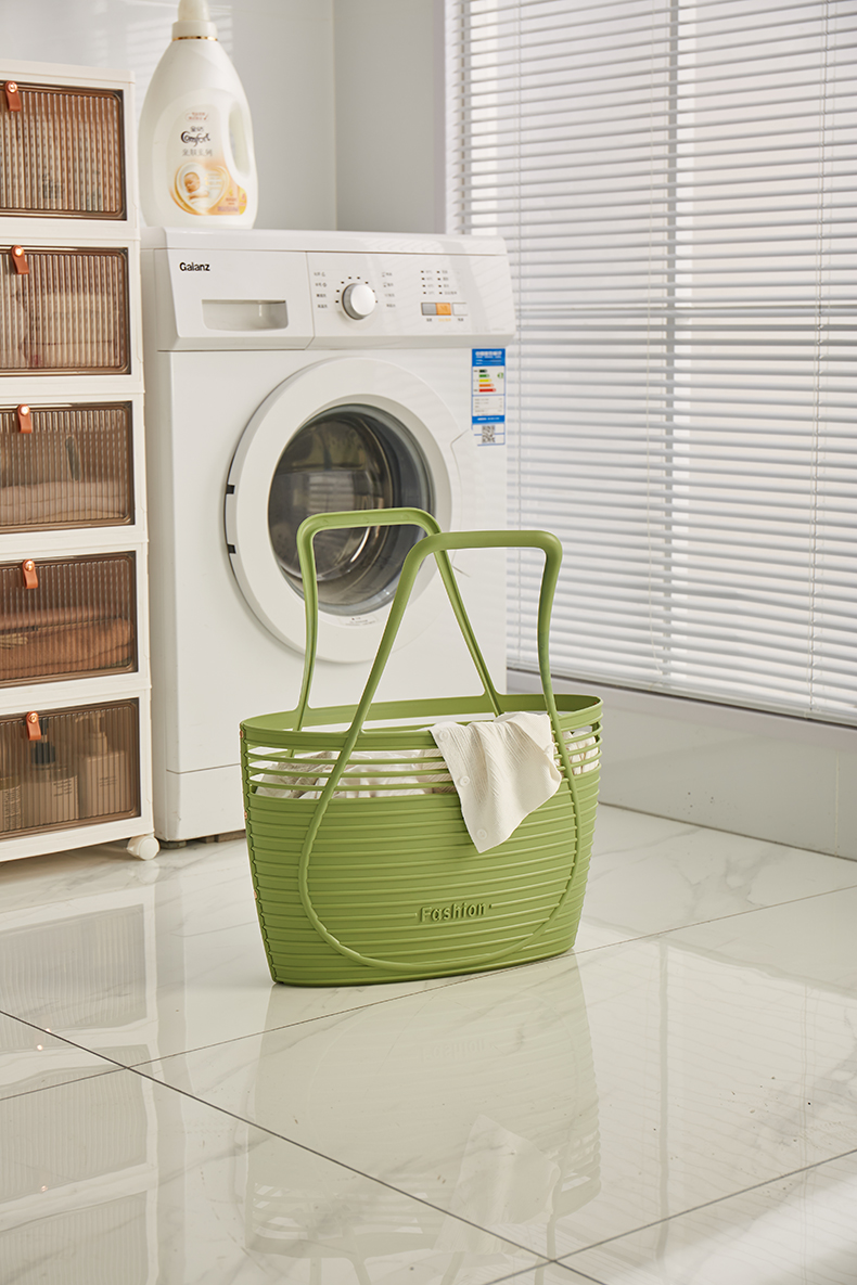 Nordic dirty clothes basket, dirty clothes storage basket, dirty clothes basket, snack and toy storage basket, bath basket storage basket, household pic 2