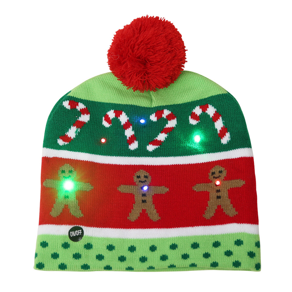 Knitted LED light Knitted LED light wool cap