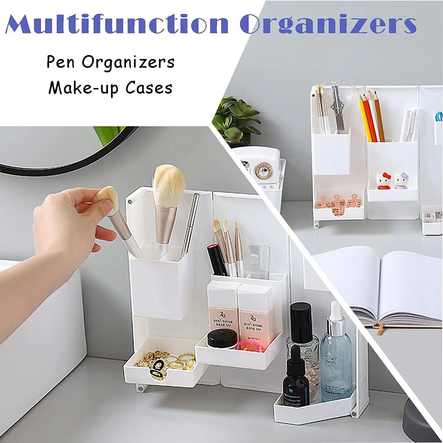 Multi-functional folding storage rack pic 2