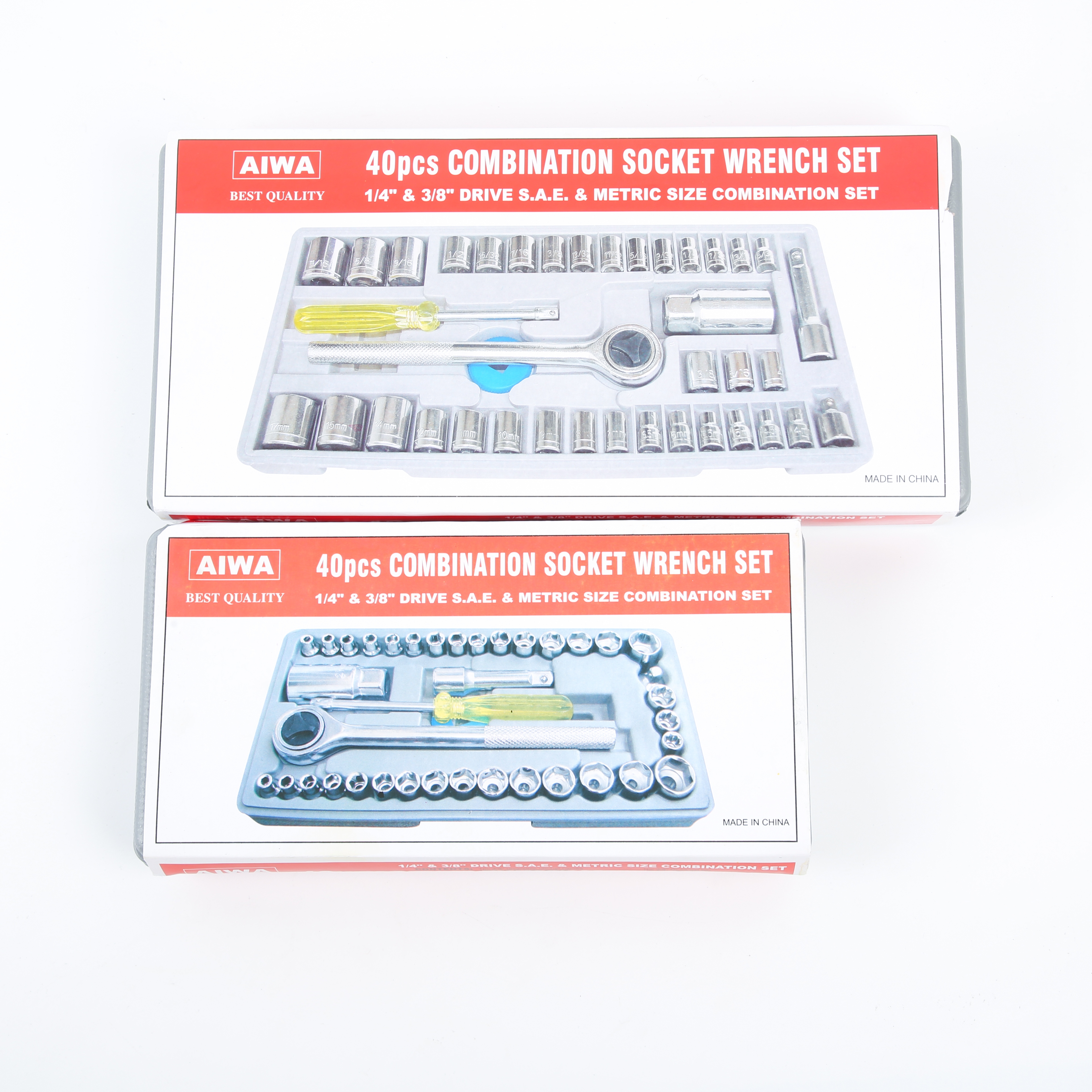 40Pc Home Tool Set Socket Wrench Set Hardware Tools