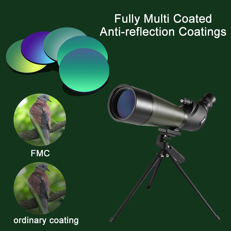 Free Tiger 20-60x80 bird-watching mirror, high-magnification, high-definition, waterproof, professional astronomical telescope for mobile phone photography and video recording pic 10