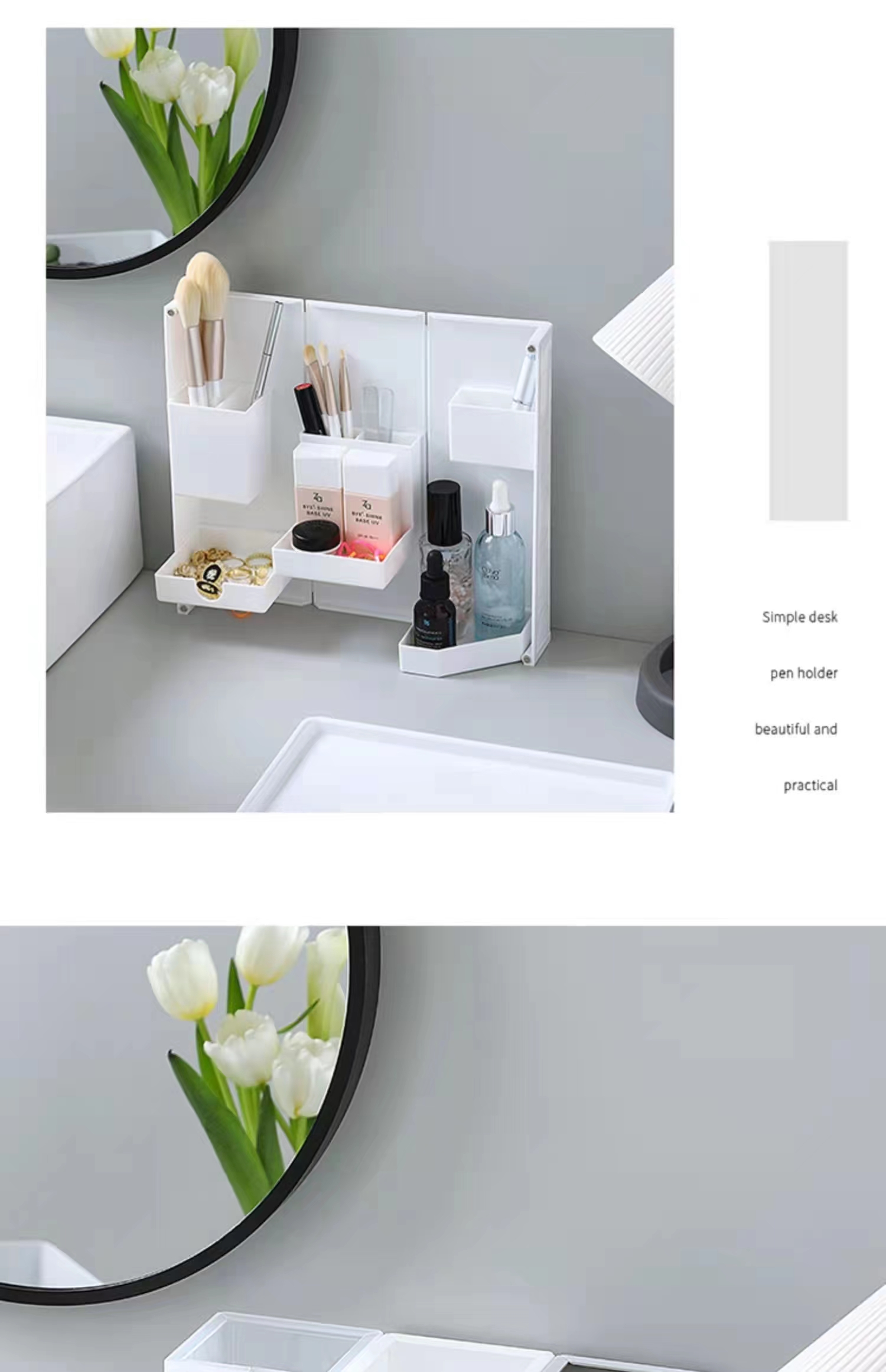 Multi-functional folding storage rack pic 4