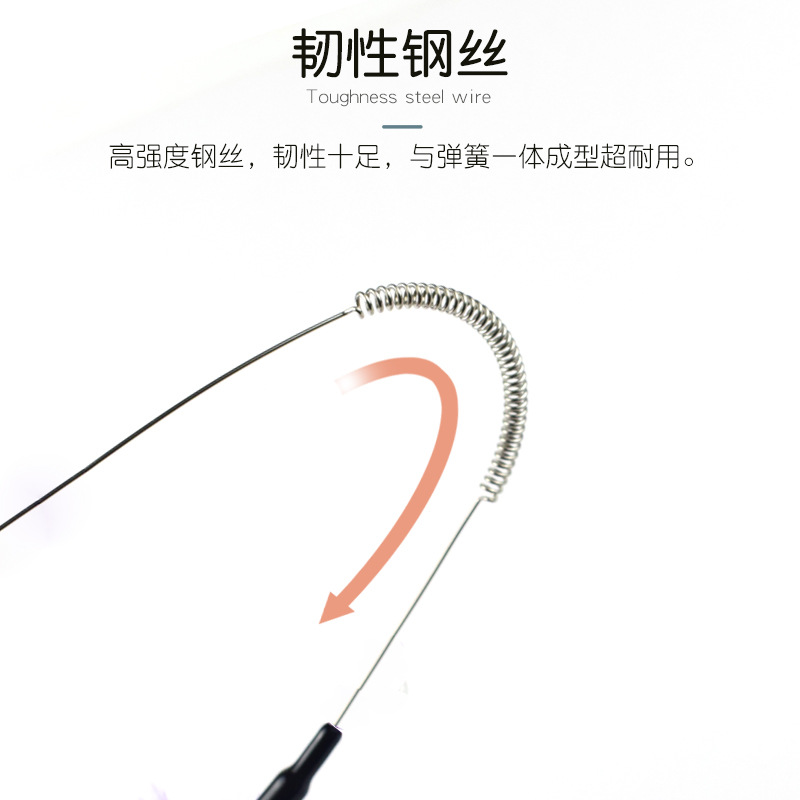 Factory direct sales of cat toys, extended spring rods, peacock feather cat toys, durable and scratch-resistant plastic rods, cat toys, pet supplies, pet supplies, pet supplies details Picture