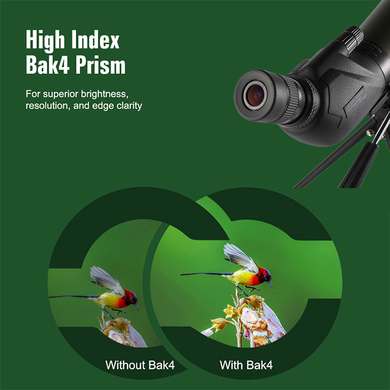 Free Tiger 20-60x80 bird-watching mirror, high-magnification, high-definition, waterproof, professional astronomical telescope for mobile phone photography and video recording pic 8