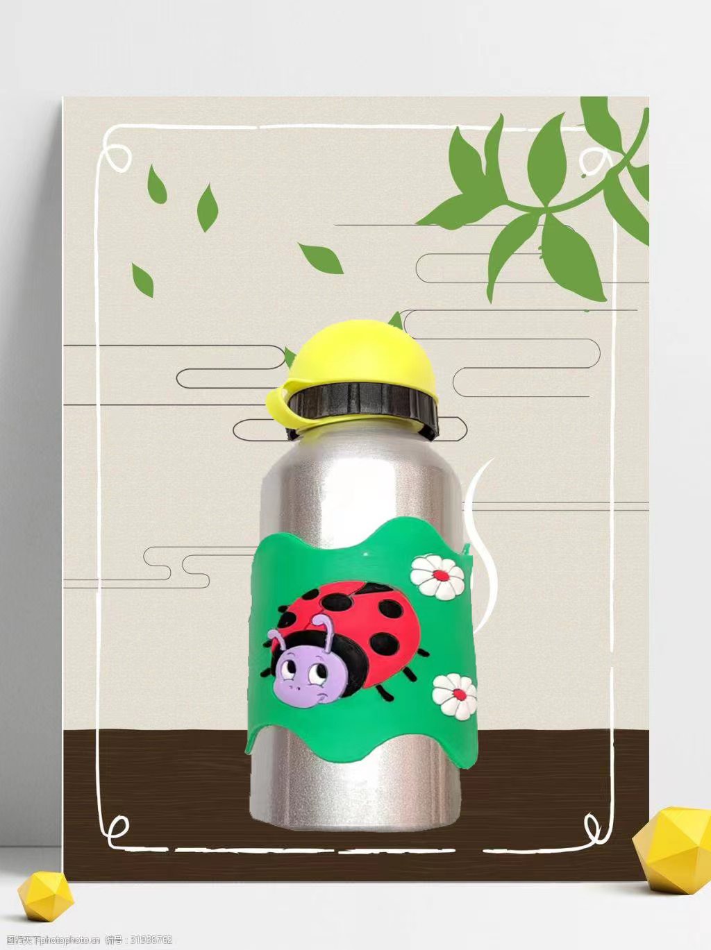Baby straws, children's insulated cups, 316 stainless steel water cups, cartoon cups for kindergartens and primary school students, wholesale gifts Item Picture