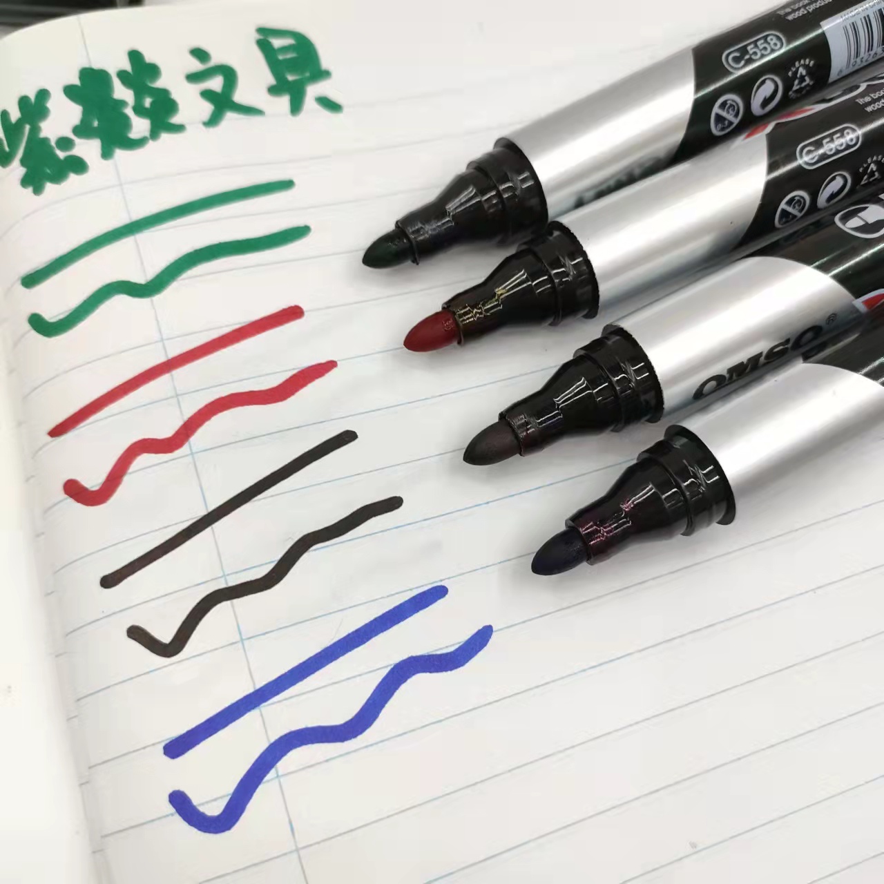 C-558 marker pen, oil-based marker pen, shipping mark pen, packaging pen Specification image