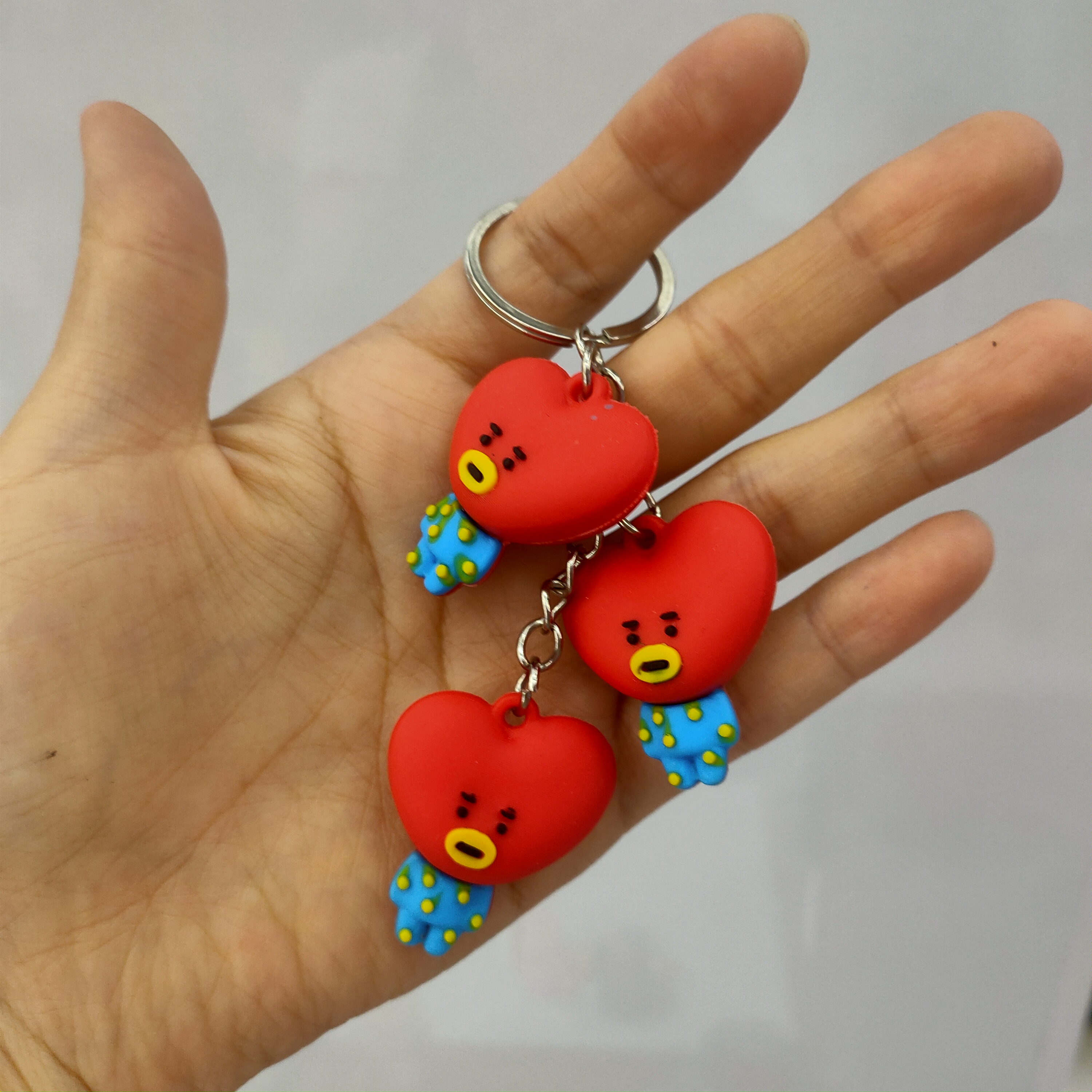 个性可爱卡通公仔小马小狗粉兔机器人钥匙链圈挂件活动学生小礼品详情2