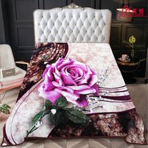Raschel flower Blanket Digital printing blanket manufacturer direct sales thickening Raschel blanket winter nap blanket sofa leisure blanket inventory order