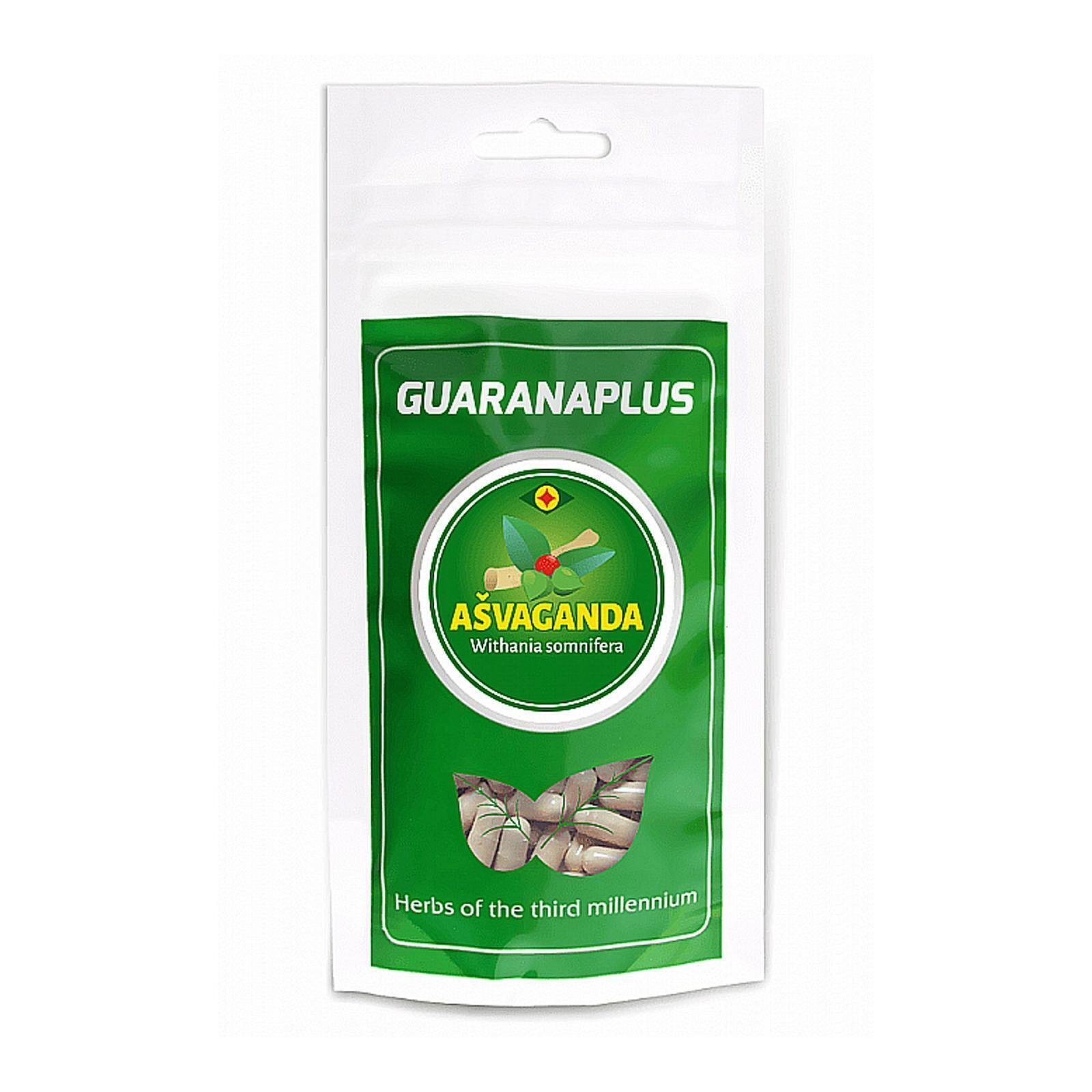 捷克进口保健品GuaranaPlus印度人参胶囊100粒（素食）图