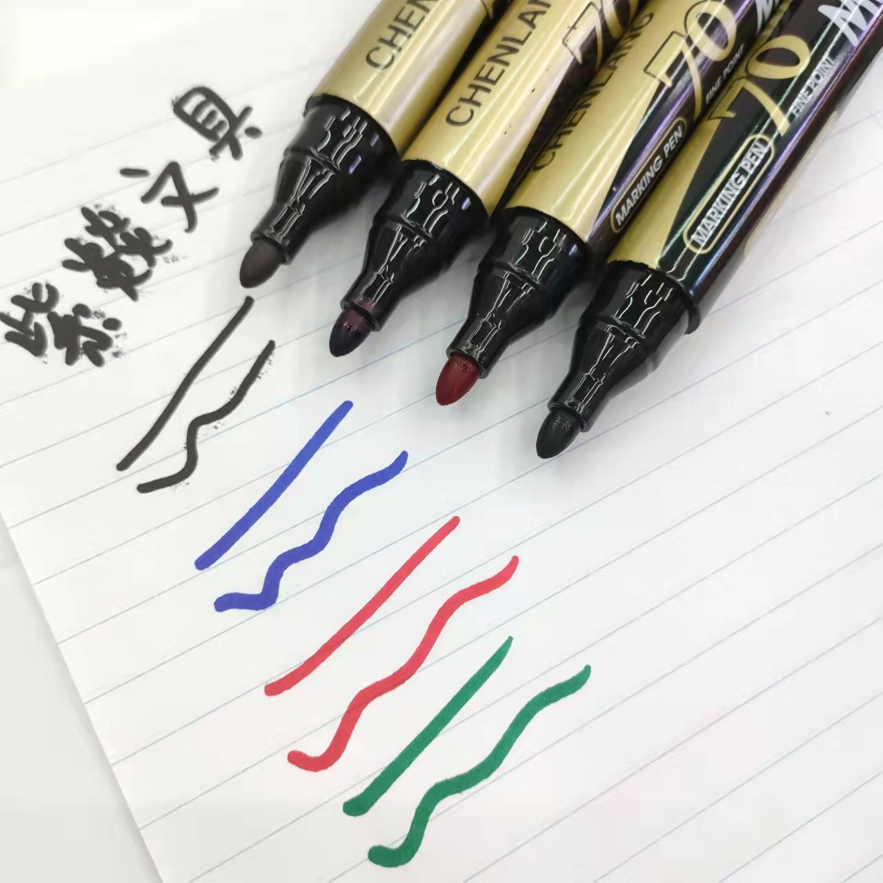The C-570 marker pen writes smoothly, is a Courier pen with a mark, dries quickly and has a large capacity Application Scenario