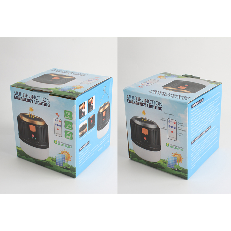 LED camping lamp, multi-functional outdoor solar charging, USB disaster resistance, power outage emergency light, portable lighting lamp Application Scenario
