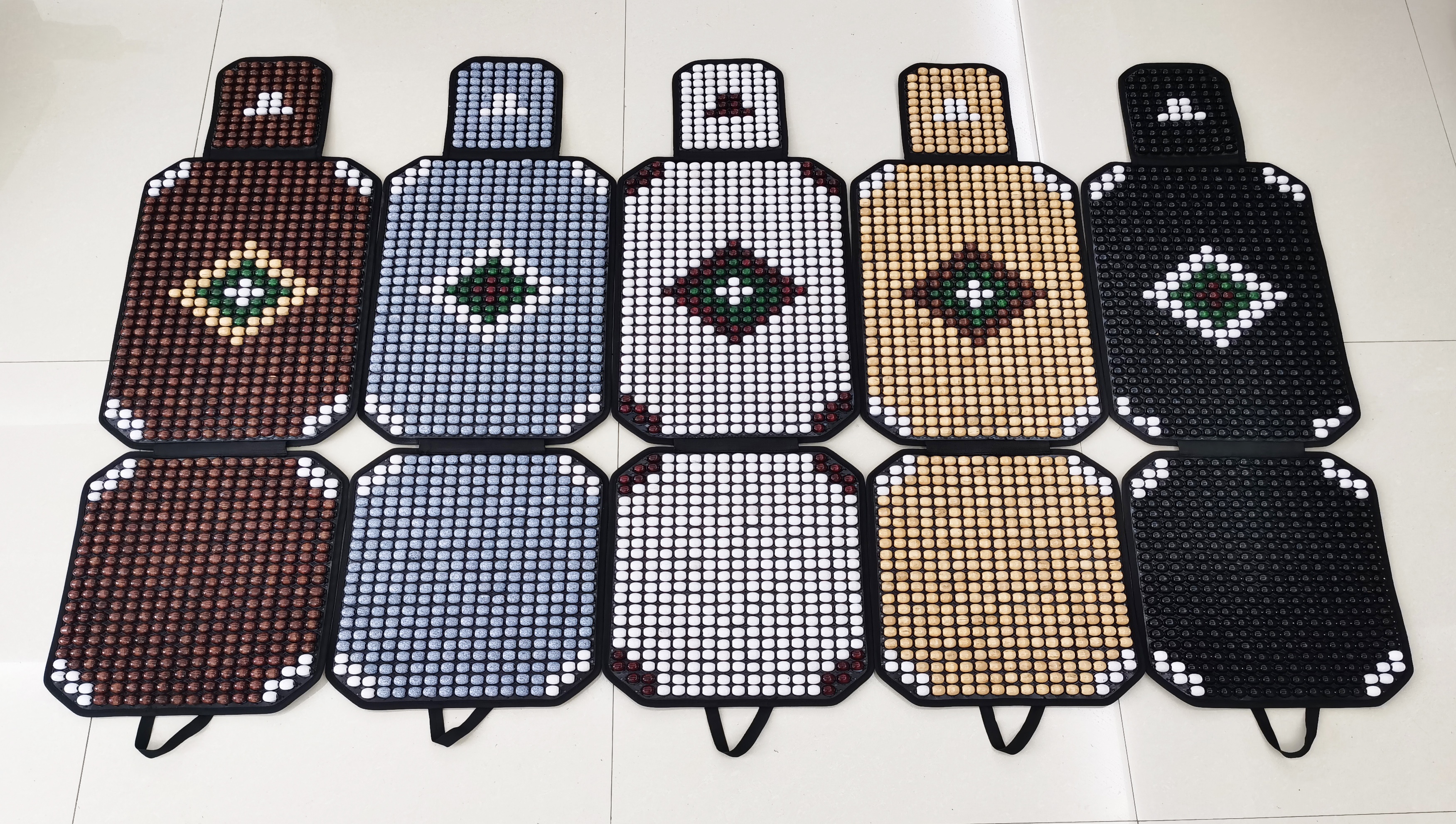 2022-PU-26 New wooden bead single-piece car seat cushion factory direct sales. Welcome to purchase car supplies Application Scenario