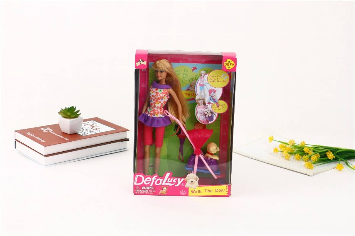 Defa Doll, Defa Lucy, Doll. Carts. Pets.