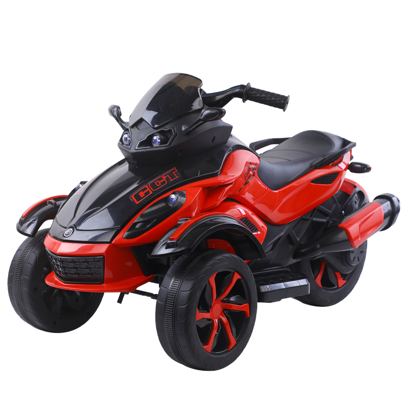 博鸿6V双驱三轮儿童电动摩托车稳定车身3~8岁可玩酷炫造型图