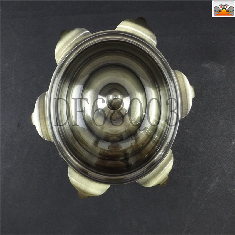 DF99003 Plum blossom stove cover, stainless steel thickened alcohol stove, single-person beef, commercial and household Tom Yin Gong imitation copper small hot pot, one pot per person, DF TRADING HOUSE pic 4