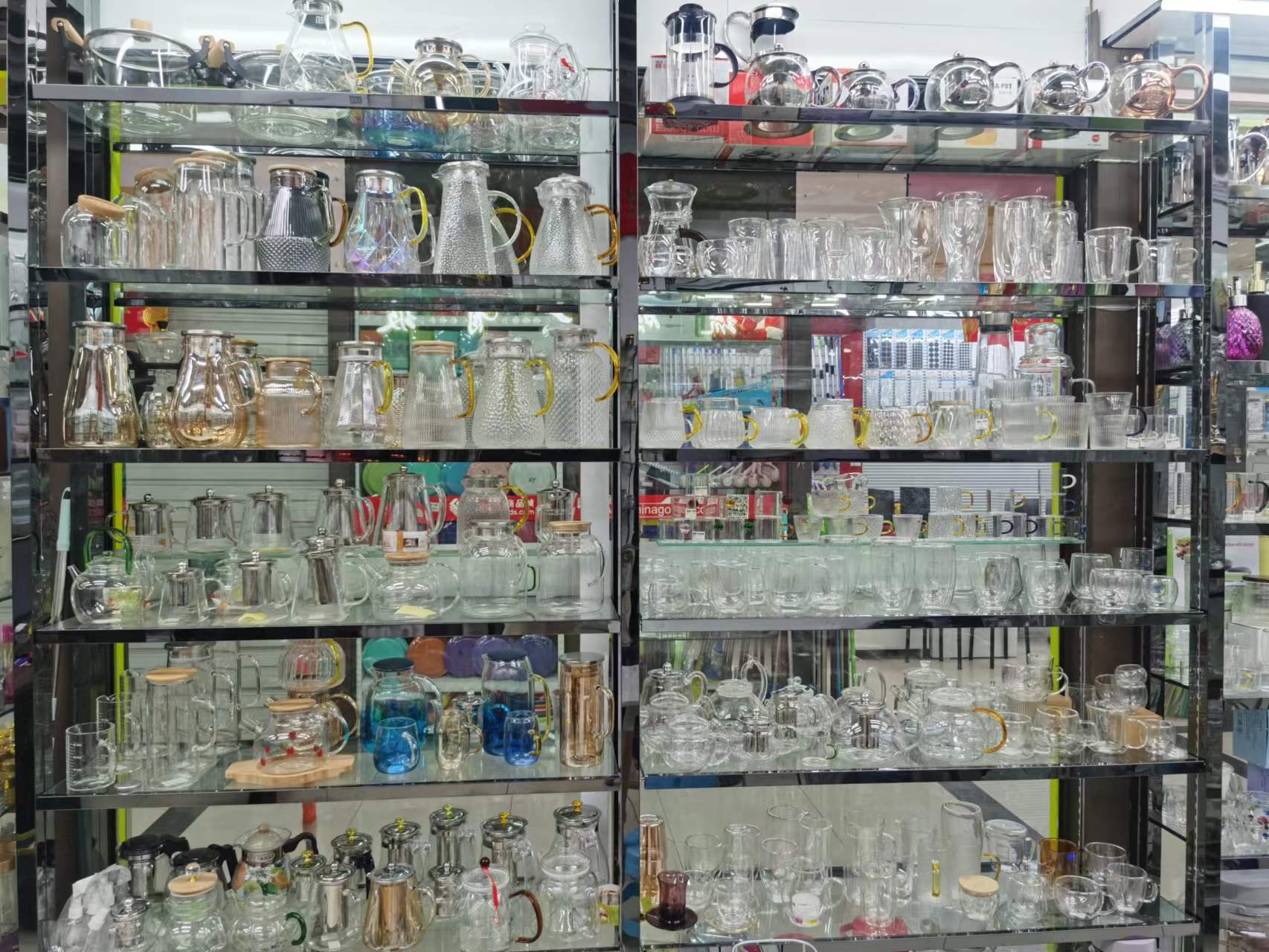 The glass products are large in size describe pic - 2