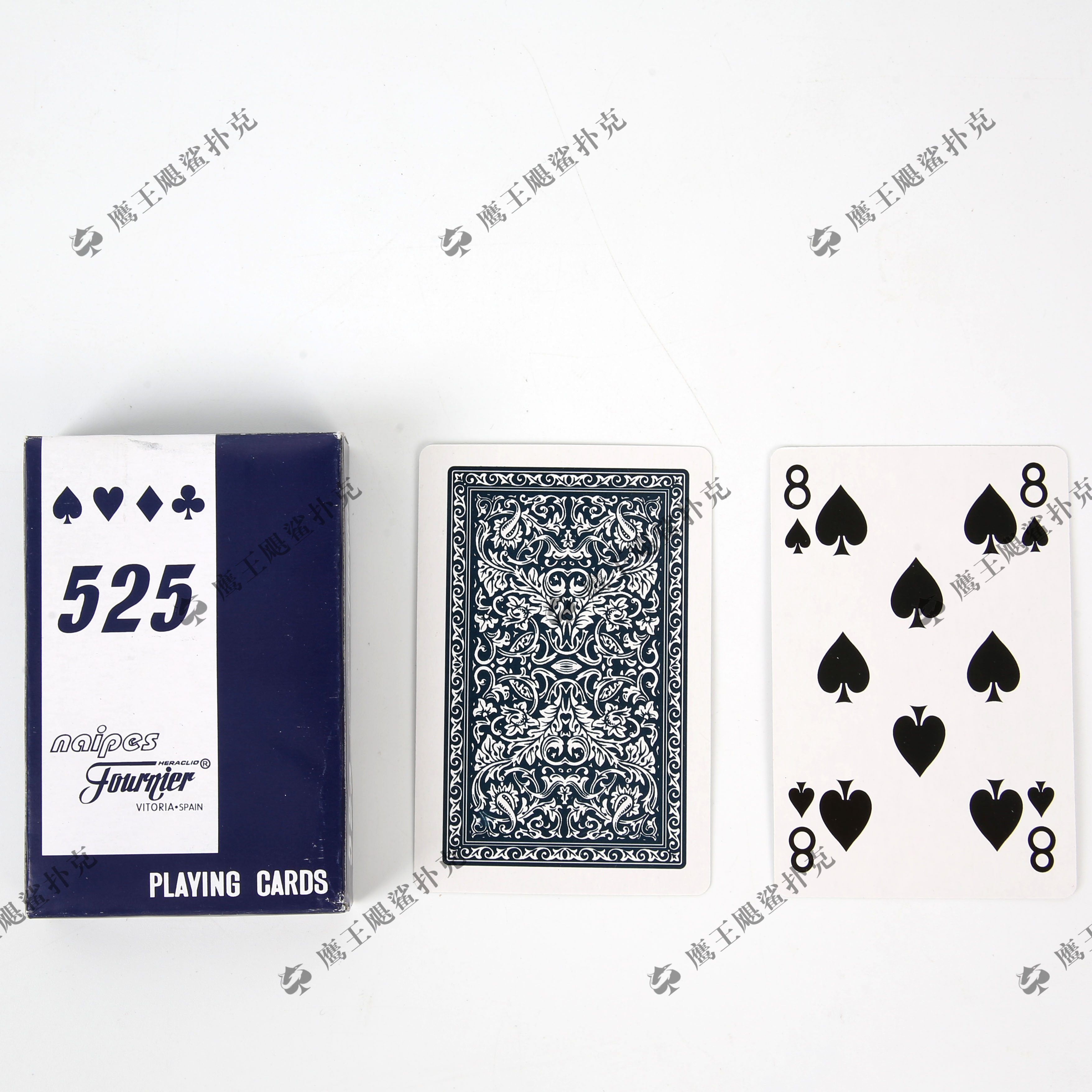 厂家自营外贸批发扑克扑克牌 525纸牌 红蓝混装详情图3