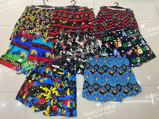 Export men's underwear men's shorts men's Arlo pants cotton men's pants boxers home pants loose underwear breathable underwear men's boxers men's beach pants hot selling In Africa, South America, Europe factory direct sales thumbnail