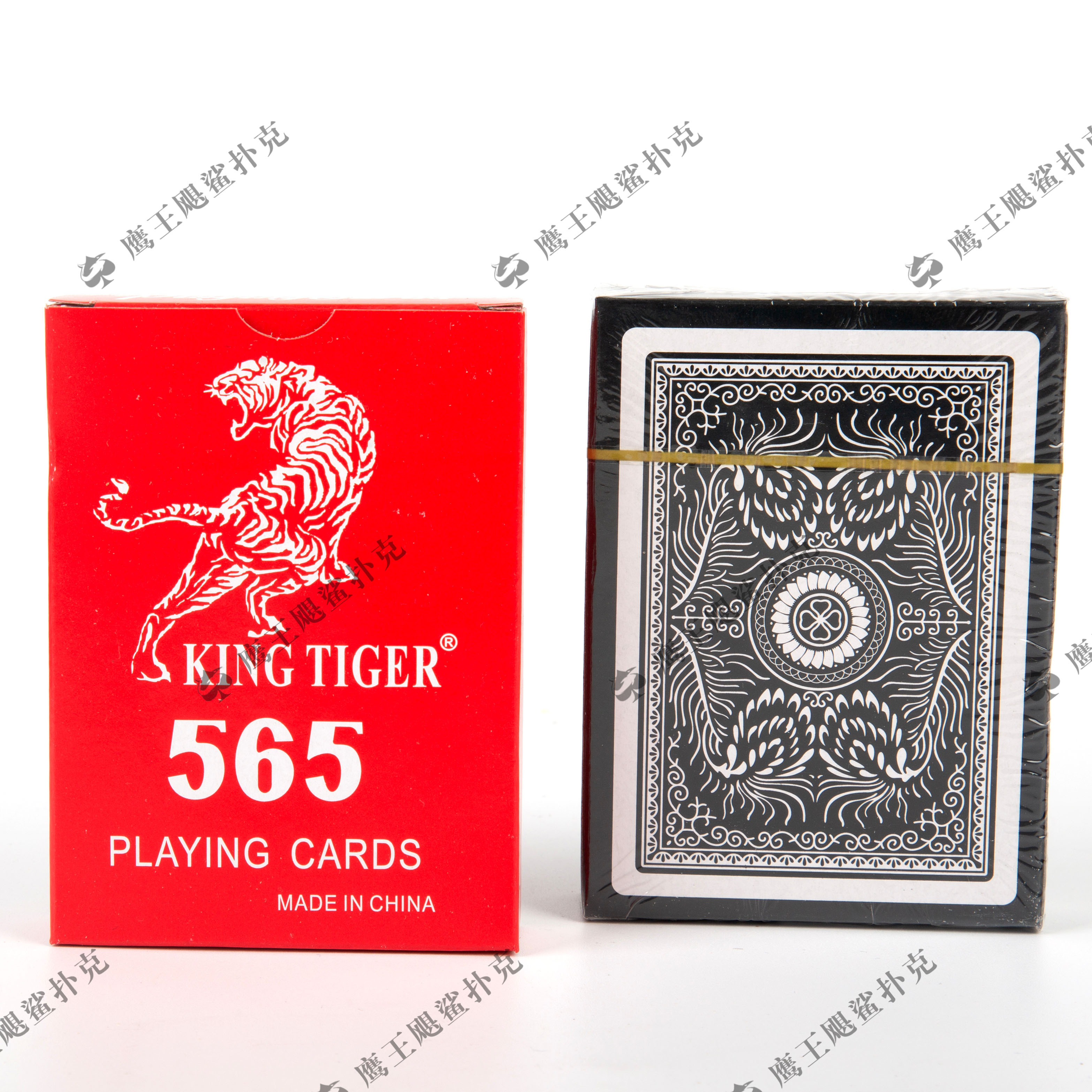 厂家自营外贸批发扑克扑克牌 565虎牌KING TIGER纸牌 红黑混装详情图1