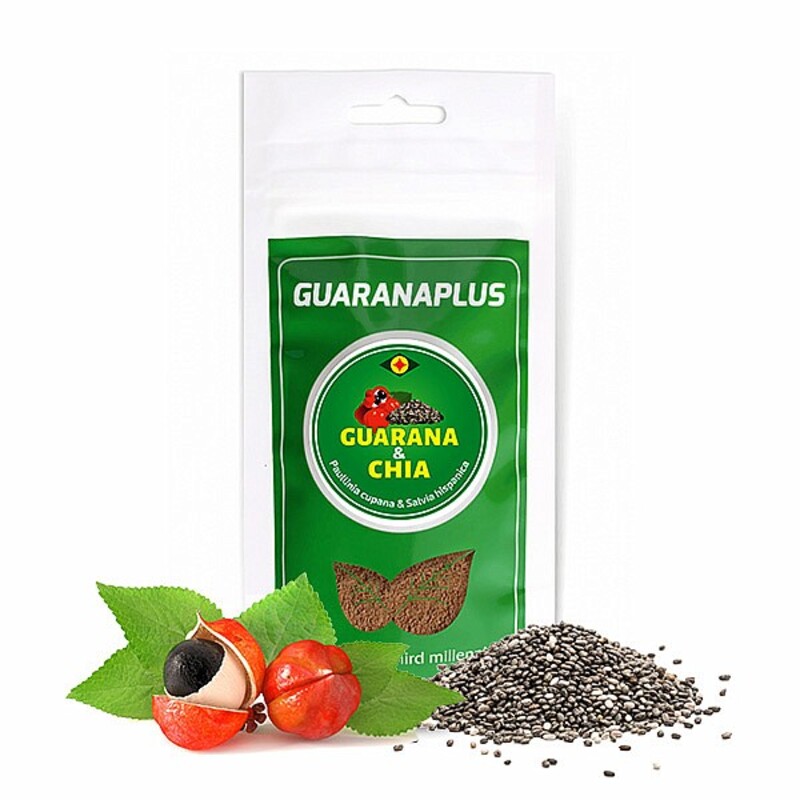 捷克进口保健品GuaranaPlus瓜拉那及奇亚籽50/50混合100克（素食）详情图1